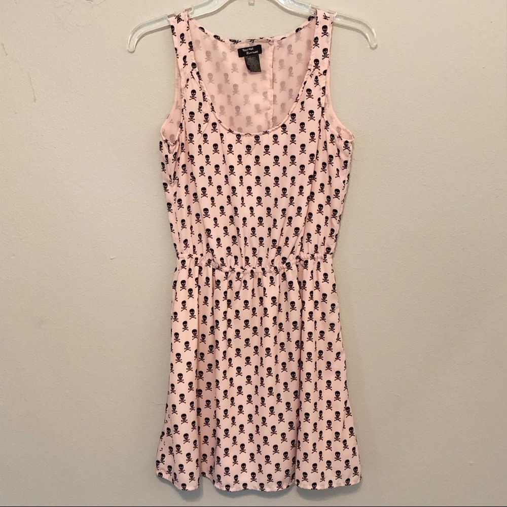 Pink Skull Mini Dress from Hot Topic